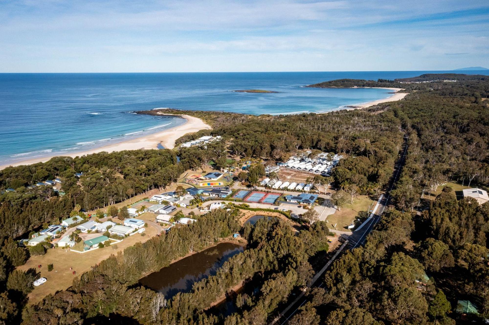 Big4 Tasman Holiday Parks - Racecourse Beach Bawley Point Eksteriør bilde