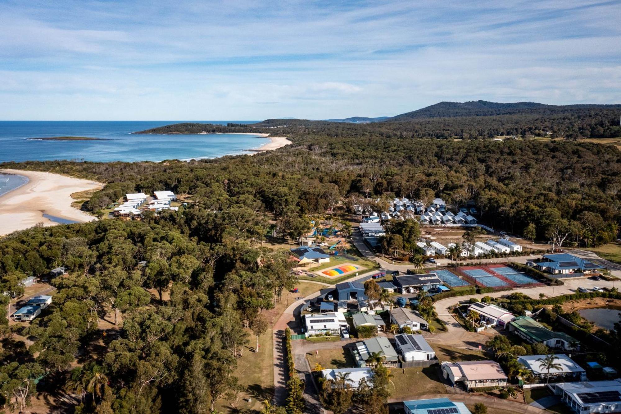 Big4 Tasman Holiday Parks - Racecourse Beach Bawley Point Eksteriør bilde